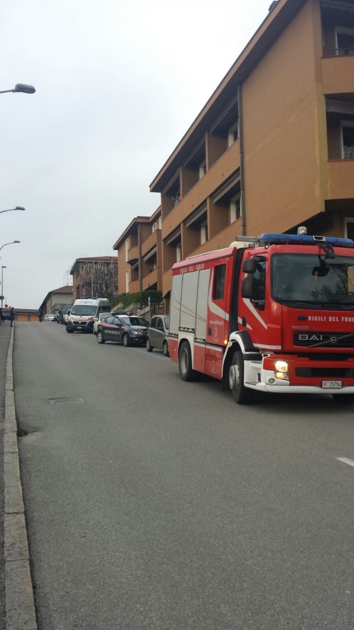 Anziana soccorsa in centro a Merate FOTO