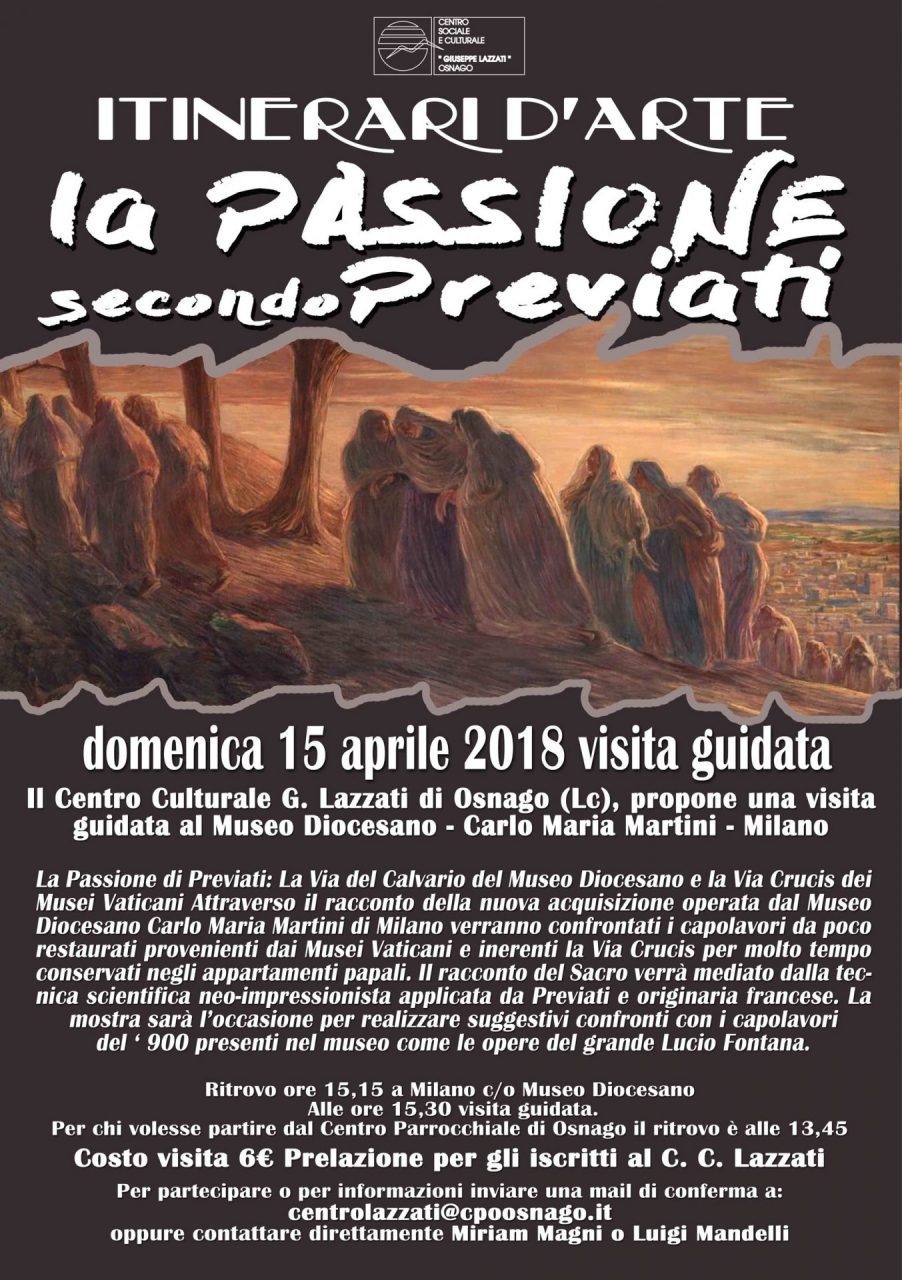 Centro Lazzati, visita guidata alla Passione di Previati a Milano