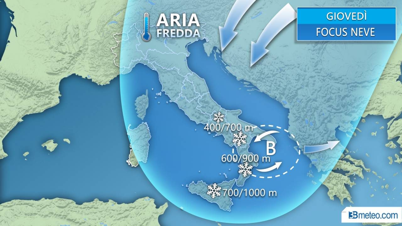 La Primavera non decolla, ancora freddo, vento e neve a bassa quota PREVISIONI METEO
