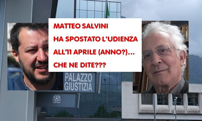Salvini sposta l’udienza, don Giorgio lo attacca