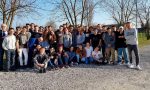 I ragazzi del Cfpa in visita all'Alma con il papà di Riccardo Galbiati FOTO