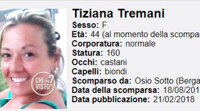 Scomparsa da 6 mesi ritrovata Tiziana Tremani