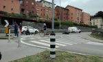 Incidente auto moto, motociclista in ospedale