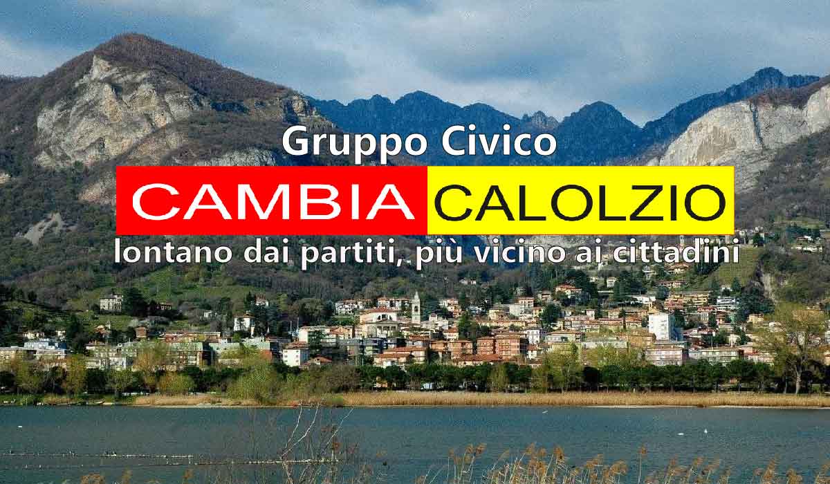 Elezioni comunali 2018 | il gruppo civico Cambia Calolzio si presenta il 6 maggio