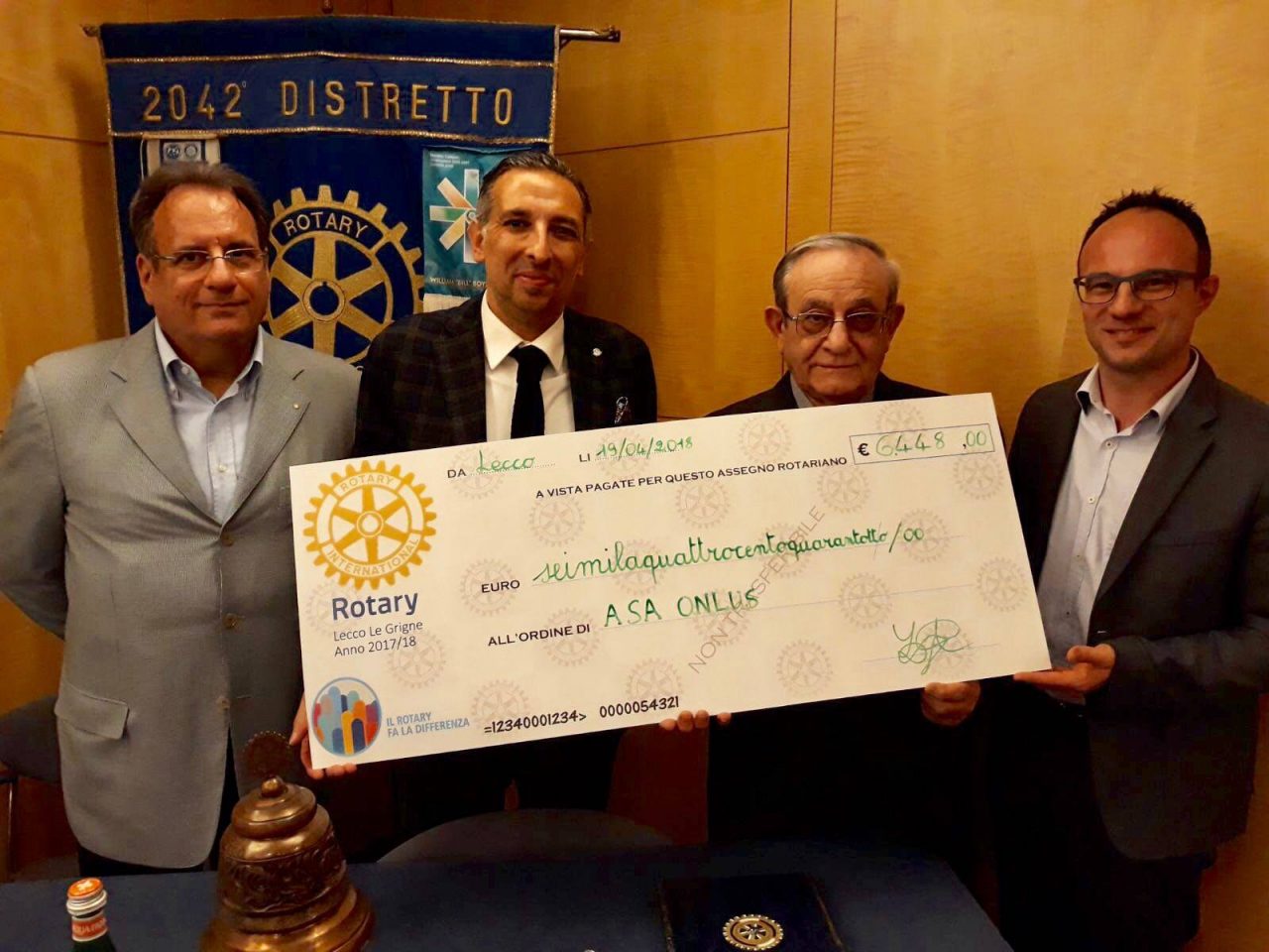 Il Rotary Lecco Le Grigne dona nuove attrezzature a Villa Serena di Introbio