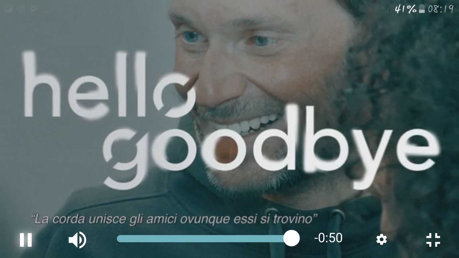 Giovanni Giarletta la trasmissione Hello Goodbye