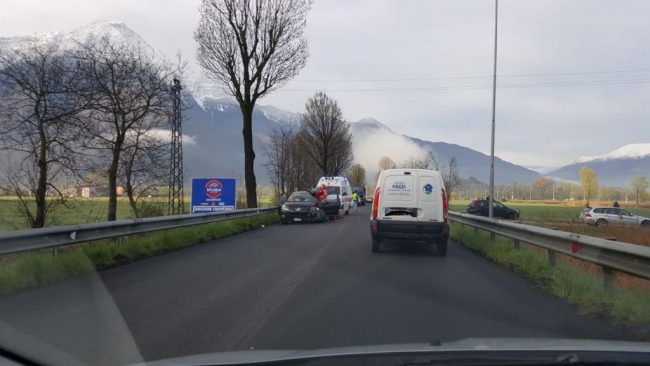 Incidente sulla Statale 36, traffico in tilt in Alto Lago