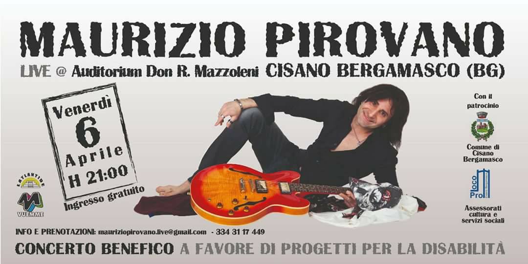 Maurizio Pirovano in concerto per progetti solidali