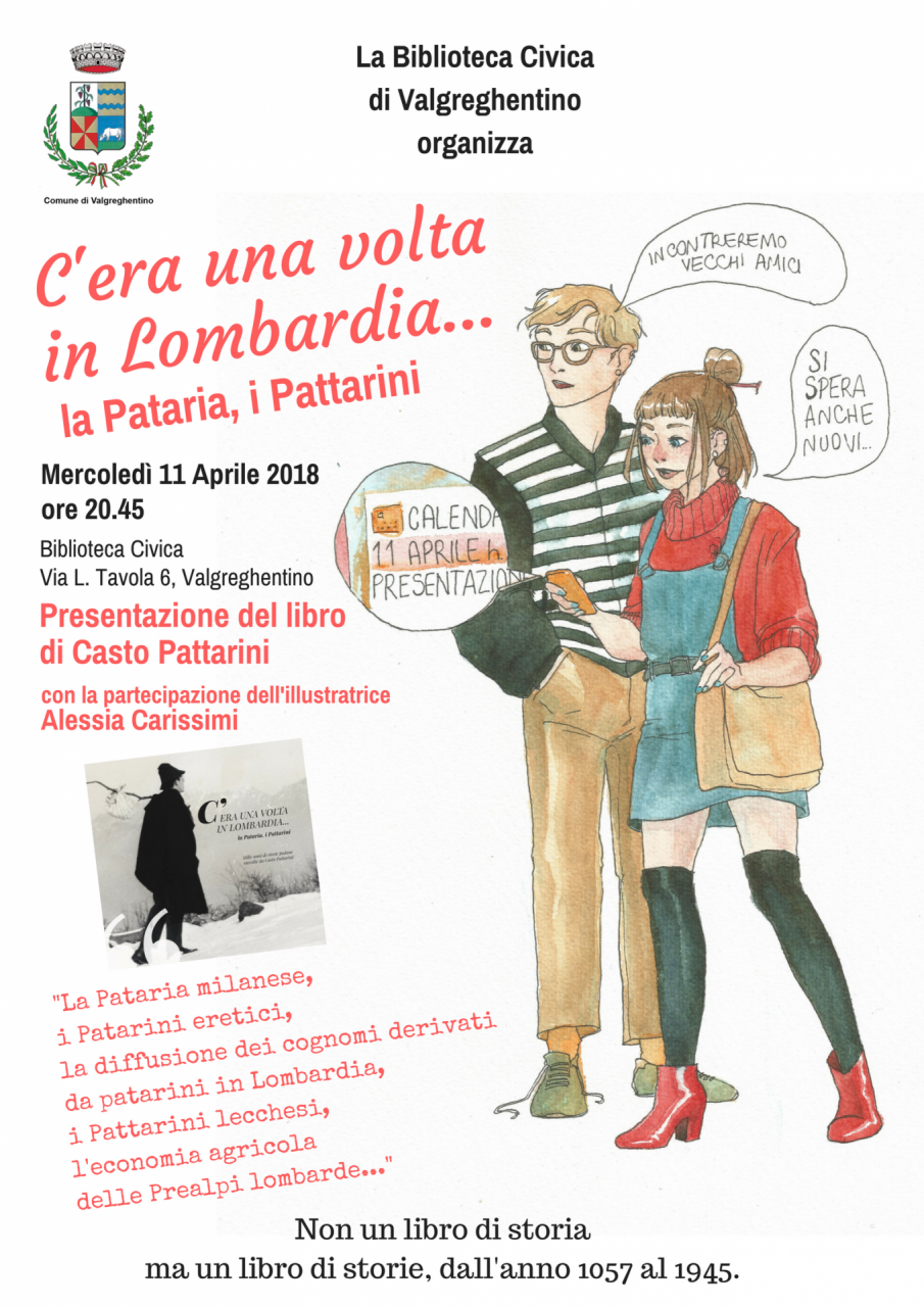 Casto Pattarini presenta le sue storie lombarde a Valgreghentino