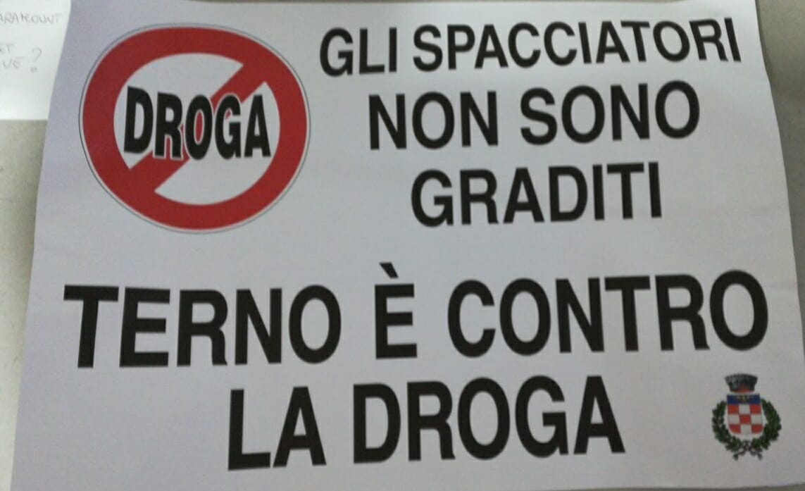 Strade chiuse per la manifestazione contro la droga