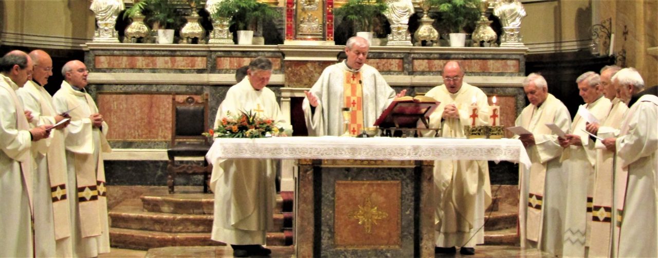 Monsignor Rolla a Cernusco per gli anniversari di ordinazione decanali VIDEO