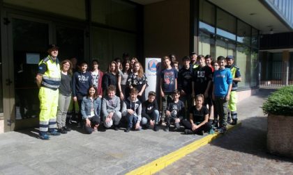 Protezione civile e ragazzi alla sede regionale FOTO