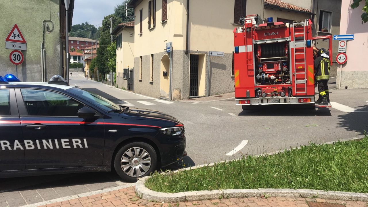 Fuga di gas provocata da un camion FOTO