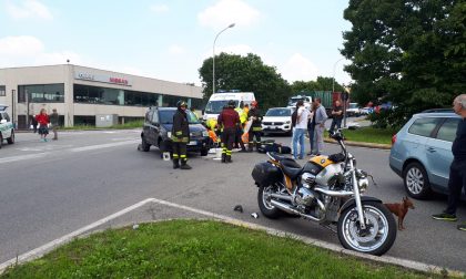 Grave incidente lungo la Provinciale ferito un motociclista FOTO