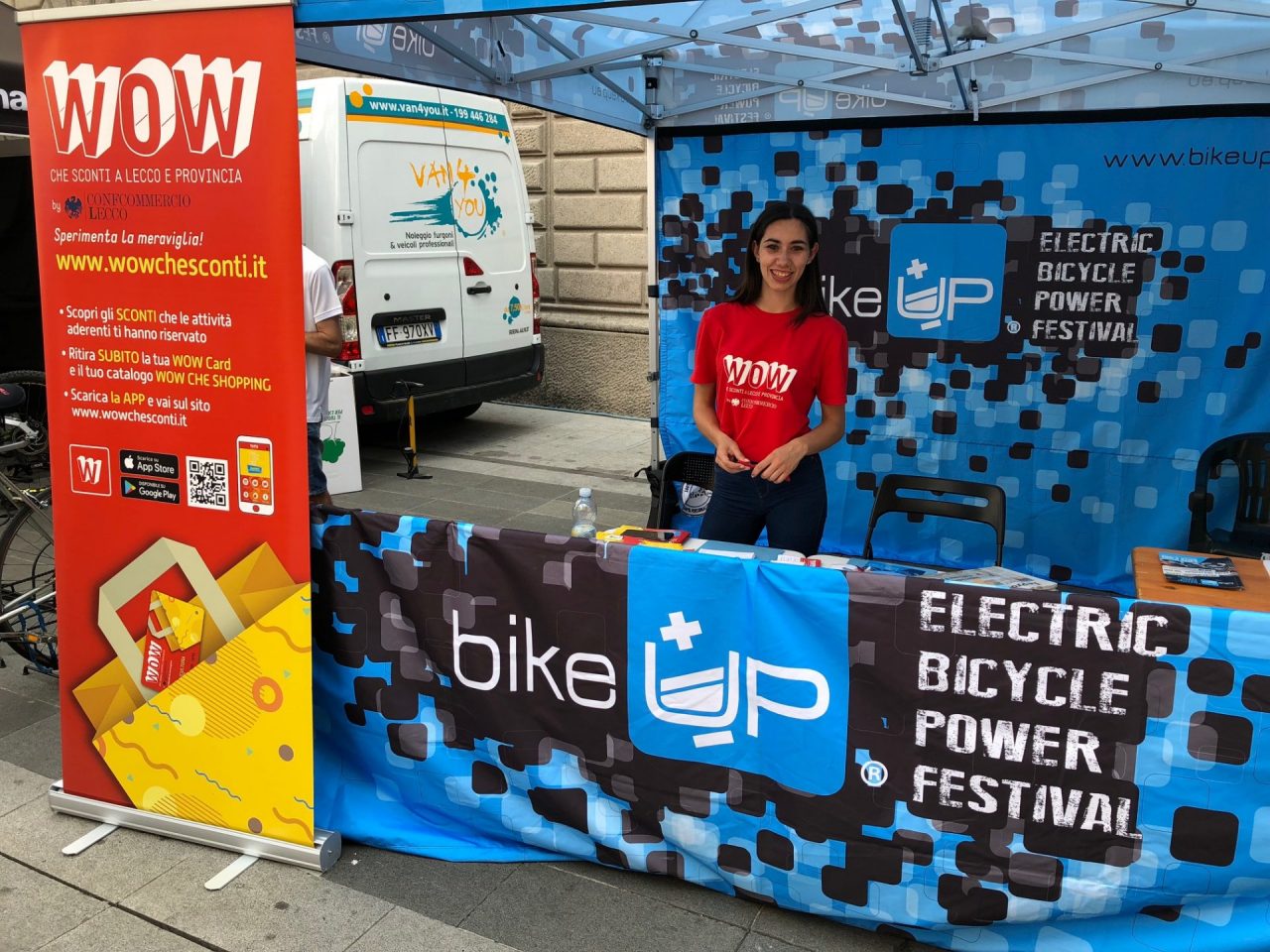 Week end in piazza per Confcommercio con BikeUp FOTO
