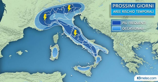 Tenete pronto l’ombrello, maggio all’insegna dei temporali PREVISIONI METEO
