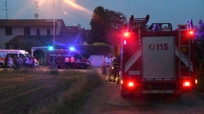 Ultraleggero precipitato vicino a Verderio: non si trova