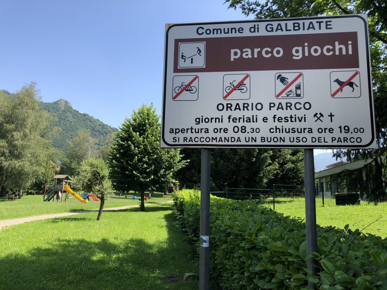 Parco comunale intitolato a Renato Corti