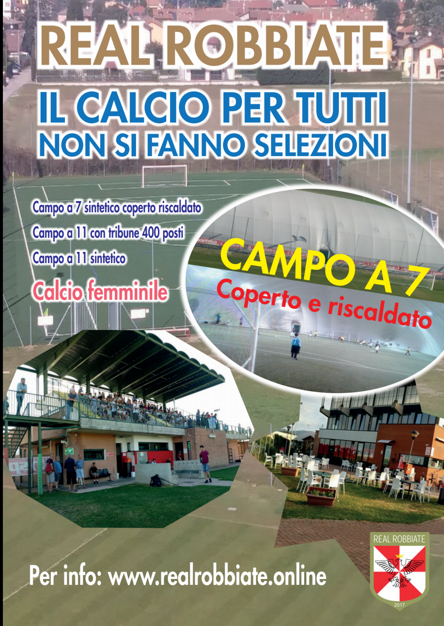 Il Real Robbiate lancia il progetto “Il calcio per tutti”