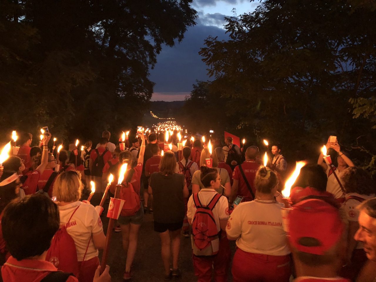 Croce Rossa di Lecco presente alla fiaccolata di Solferino FOTO
