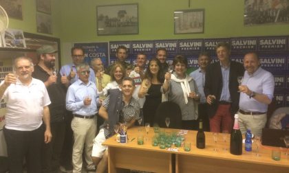 La festa in casa del centrodestra a Calolzio | Elezioni comunali 2018