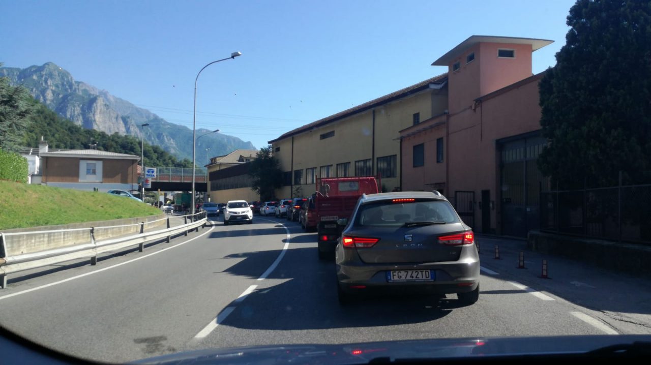 Incidente in 36, traffico impazzito anche a due ore di distanza