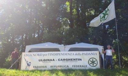 Raduno di Pontida | Come  da tradizione ecco il primo gazebo di Ulginaa e Carghentin