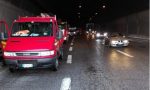 Incidente in Statale 36 per colpa delle pozze d'acuqua, lunghe code nel tunnel del Barro