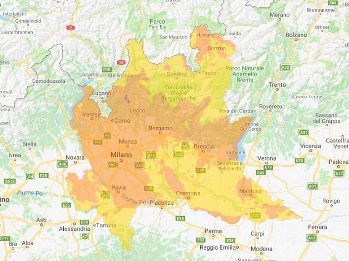 La qualità dell’aria migliora in tutto il Lecchese… tranne sul Lago I DATI COMUNE PER COMUNE