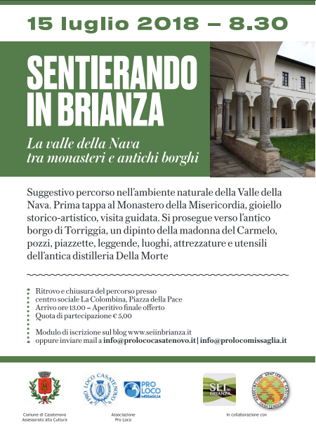 Camminata Casatenovo torna Sentierando in brianza