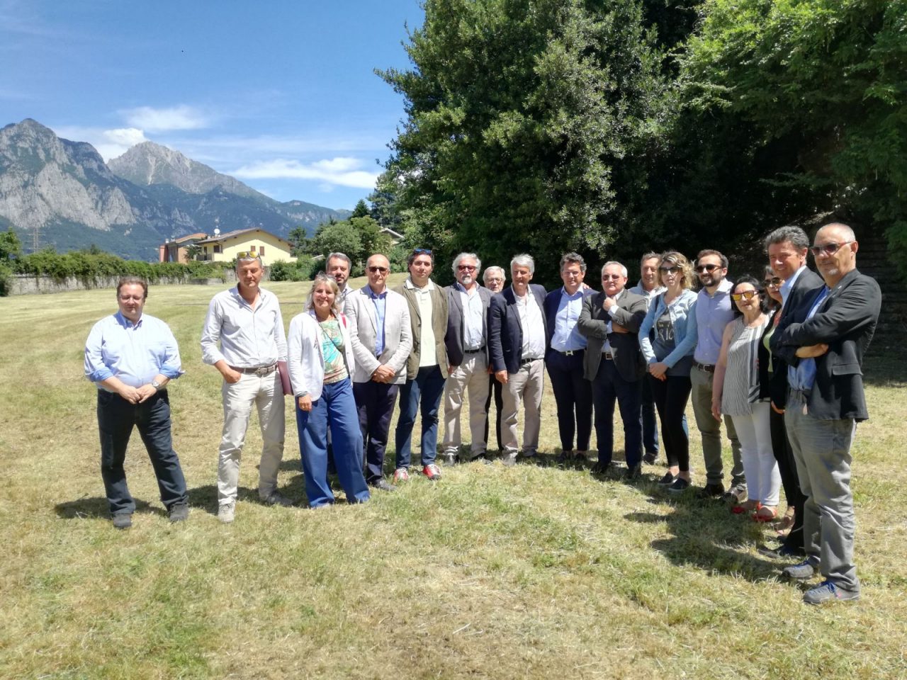 L’assessore regionale Galli in vista a Villa Ponchielli