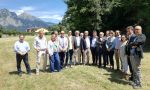 L'assessore regionale Galli in vista a Villa Ponchielli