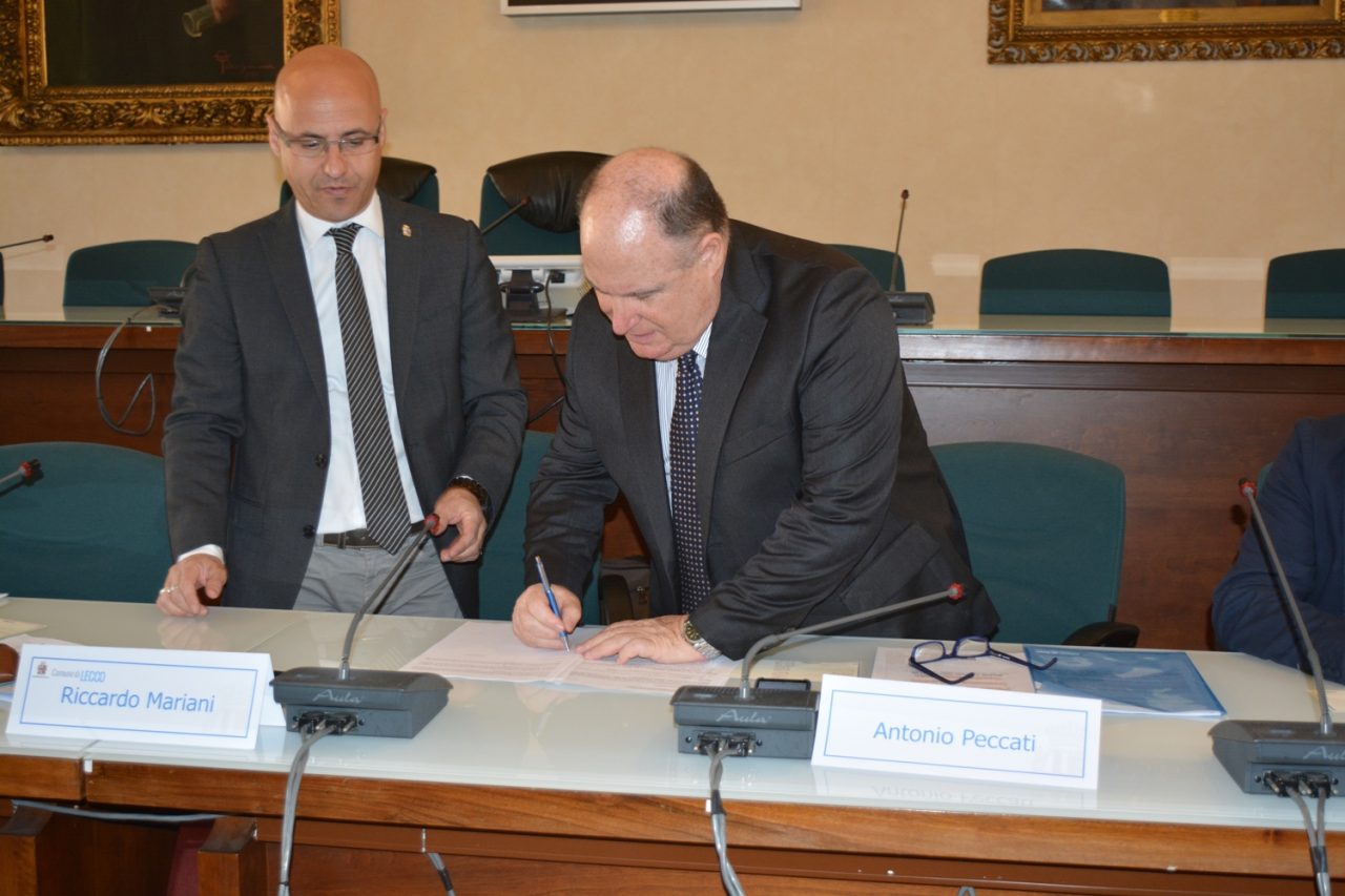 Patto di comunità, nuovo accordo tra il Comune di Lecco e Confcommercio