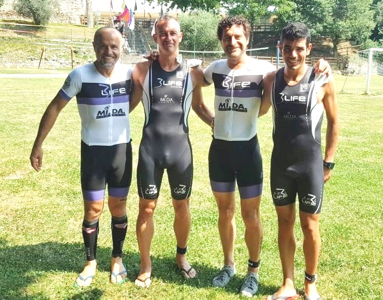 Ecorace Triathlon Olimpico per quattro 3Life