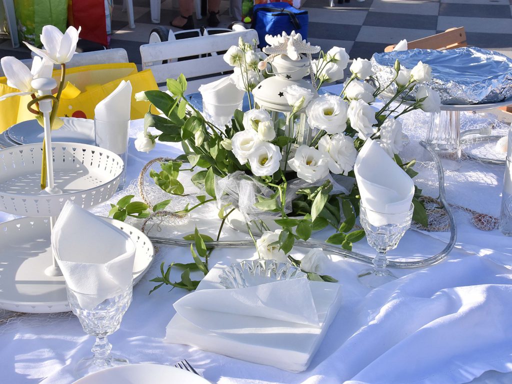 Una cena in bianco per Telethon