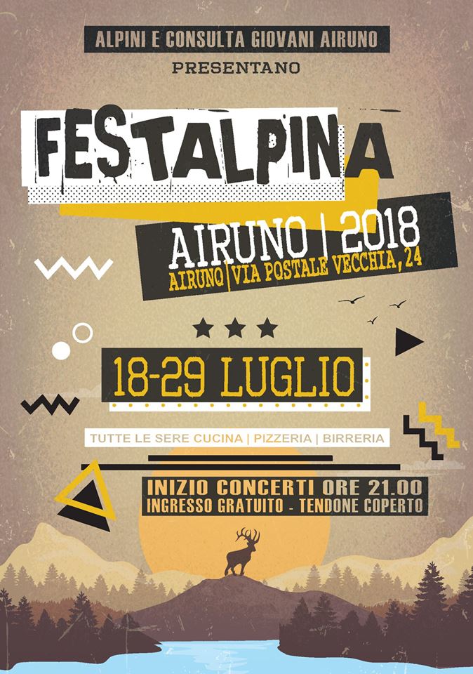 La Festalpina Airunese scalda già i motori