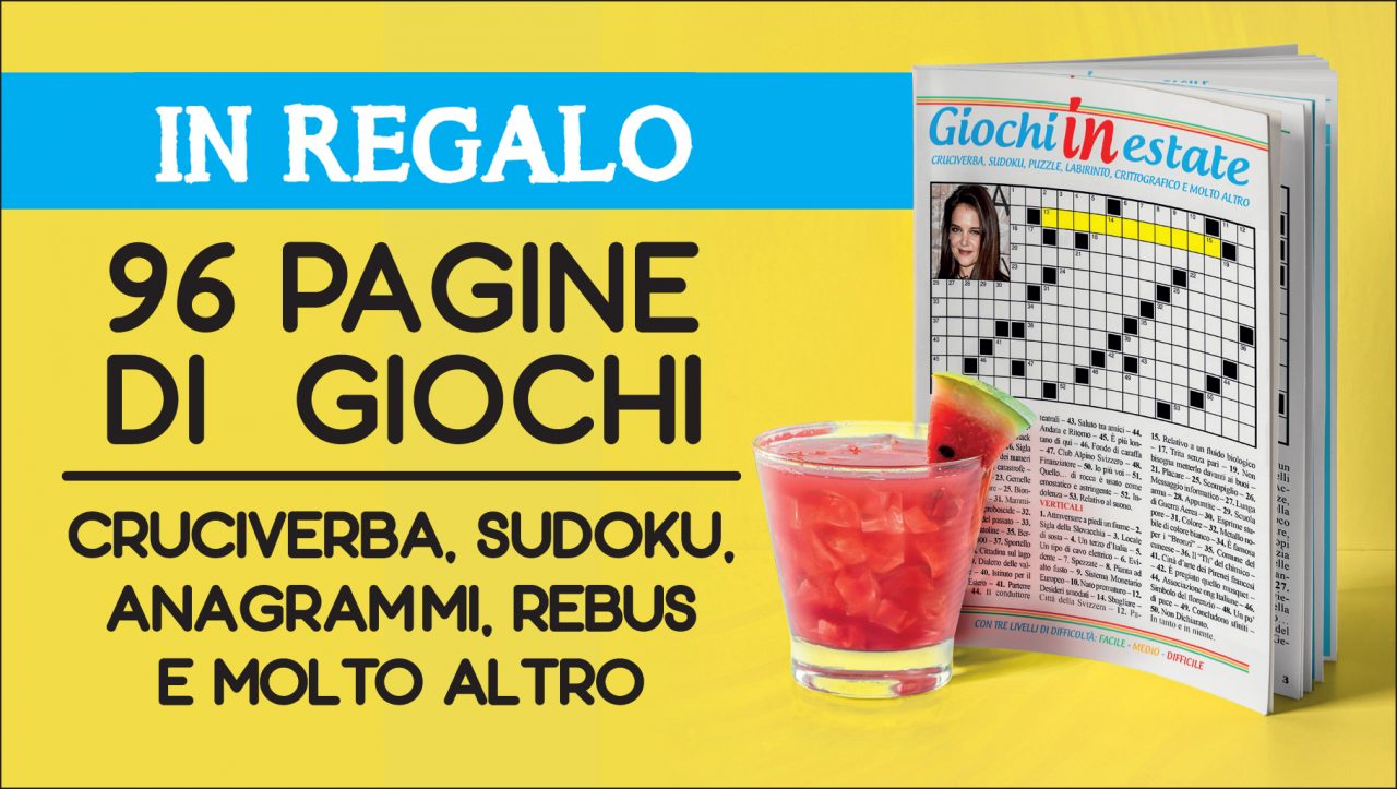 Il Giornale di Lecco e il Giornale di Merate regalano GIOCHI IN ESTATE