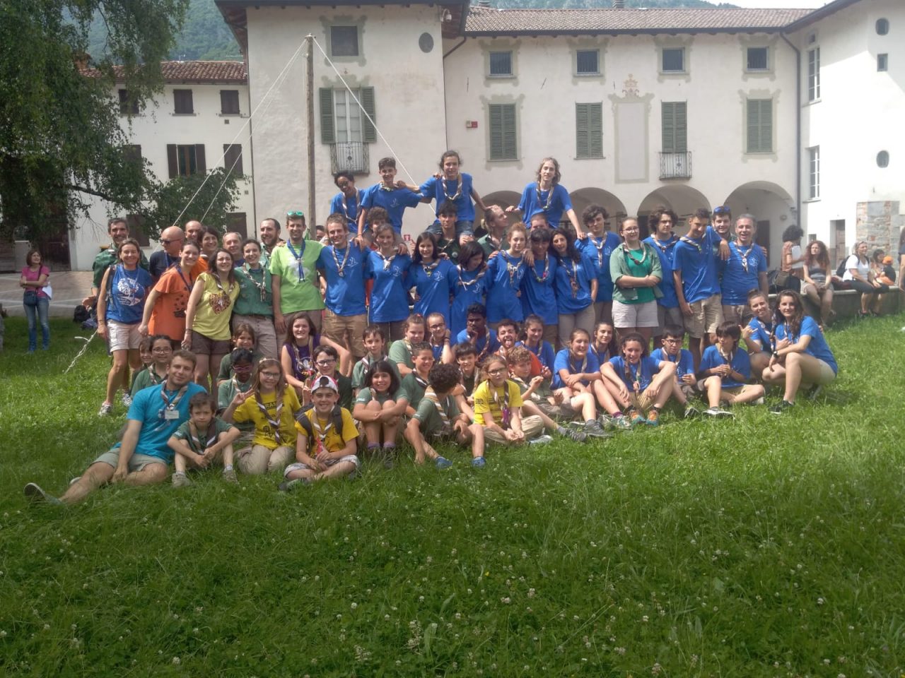Gli scout di Valmadrera presenti al Campo Nazionale 2018