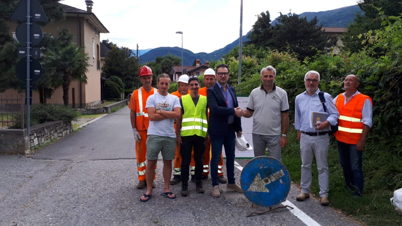 In arrivo a Dervio la fibra ottica FOTO