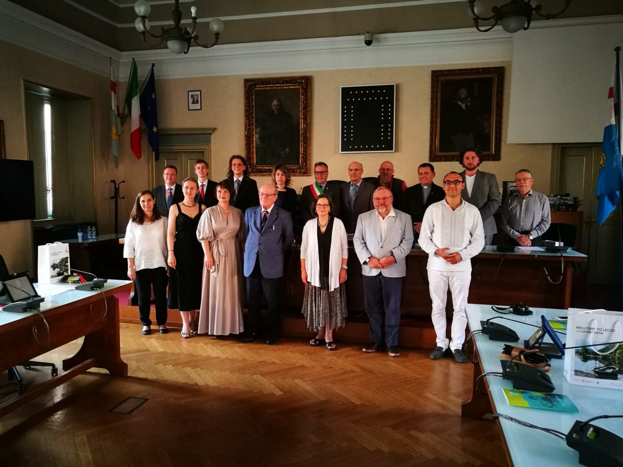 Festival Zelioli il sindaco dà il benvenuto alle corali ospiti in città