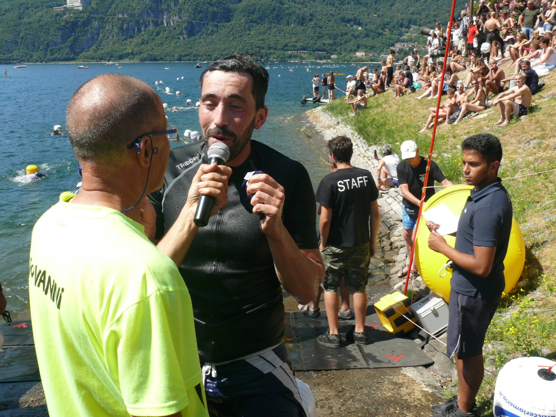 Traversata del Lario 2018, il sindaco Fasoli