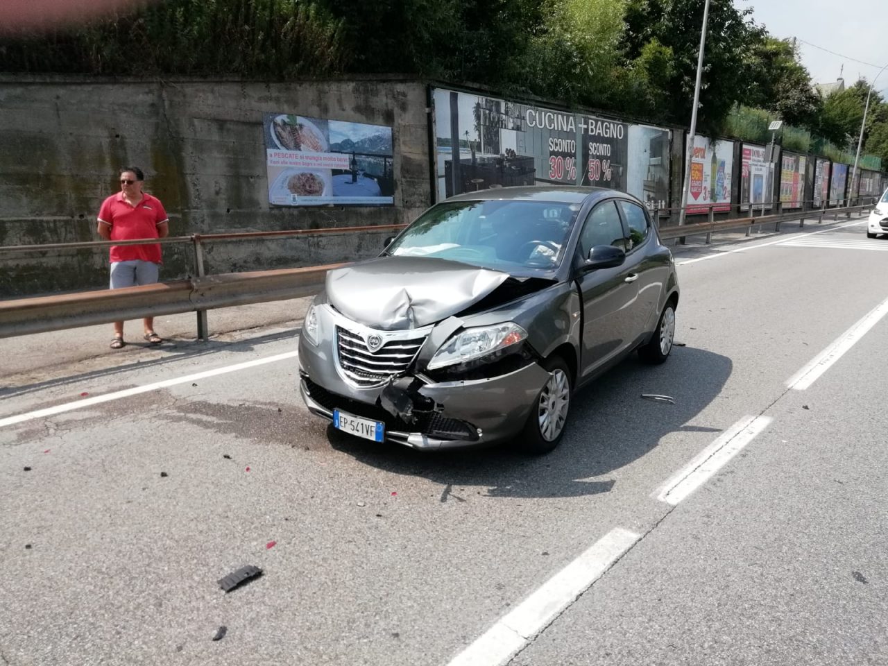 Code sulla Provinciale per un incidente a Pescate