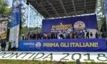 Matteo Salvini sul palco del raduno: "Questa è casa mia, è casa vostra!" FOTO