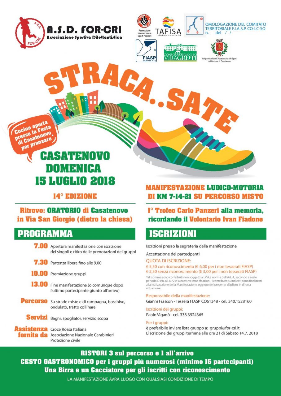 Torna la Stracasate: appuntamento a domani