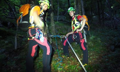 Esercitazione del Soccorso alpino di Barzio a Moggio FOTO