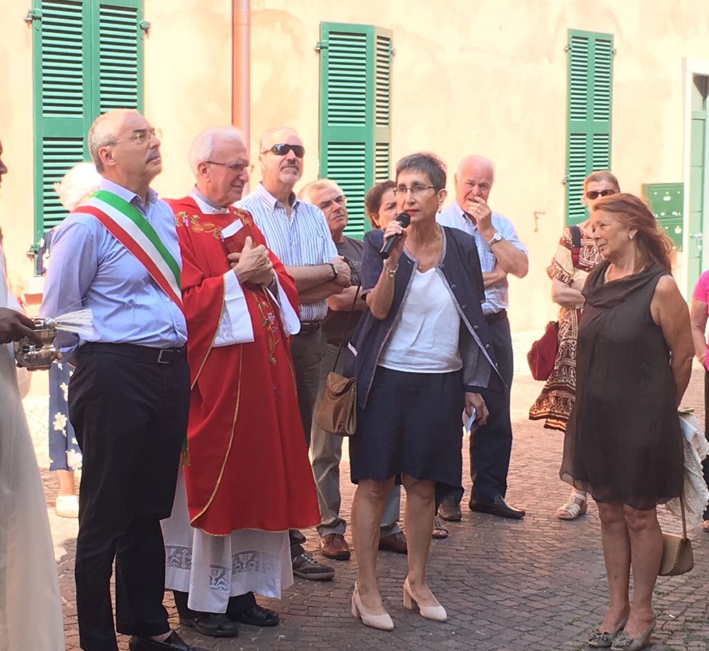 Somasca: inaugurato il nuovo affresco in ricordo dei giovani caduti