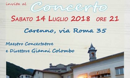 Il Corpo Musicale Donizetti suona in piazza a Carenno il 14 luglio