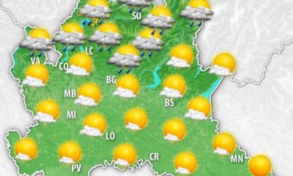 Ancora sole e caldo nella giornata di oggi, ma in serata è previsto un peggioramento