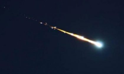 Meteorite infuocato nei cieli del centro nord Italia