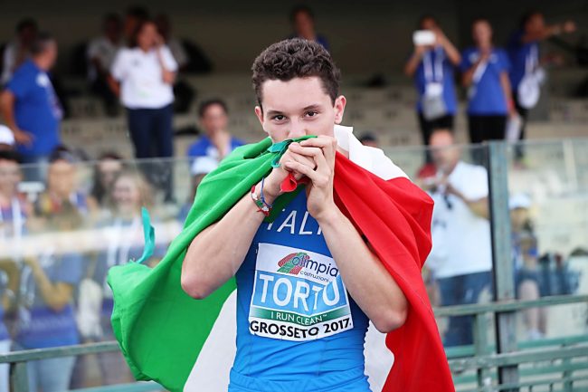 Filippo Tortu è pronto a infiammare la pista di Ancona